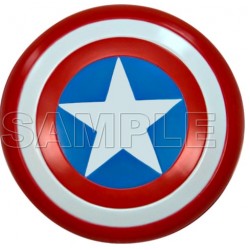 Captain America Logo T Shirt Iron on Transfer Decal ~#3