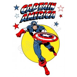 Captain America T Shirt Iron on Transfer Decal ~#4