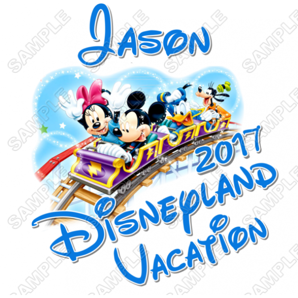 Disney Disneyland Vacation Cruise Personalized Custom