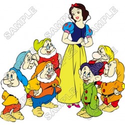Disney Princess Snow White and the Seven Dwarfs T Shirt Iron on Transfer Decal ~#2