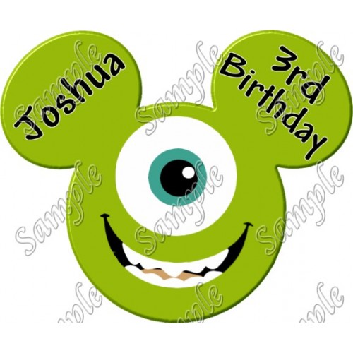  Disney  Vacation  Mike Wazowski  Custom  Personalized  T Shirt Iron on Transfer Decal ~#108 by www.topironons.com