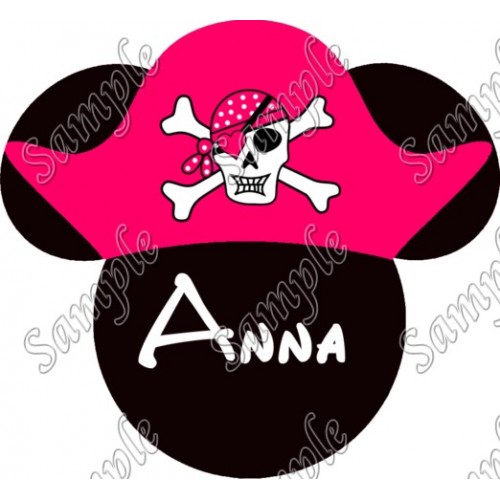  Disney World Vacation Minnie Mouse Pirate  Custom  Personalized  T Shirt Iron on Transfer Decal ~#93 by www.topironons.com