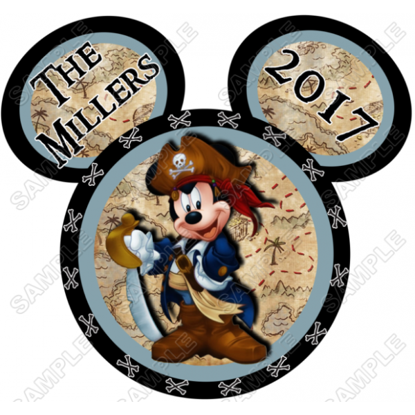 Custom Pirate Mickey Mouse Disney T shirt - Personalized Disney