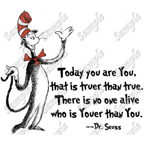 Dr. Seuss Quote T Shirt Iron on Transfer Decal ~#93
