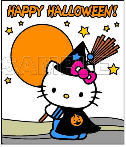 Hello Kitty Halloween T Shirt Iron on Transfer Decal ~#1