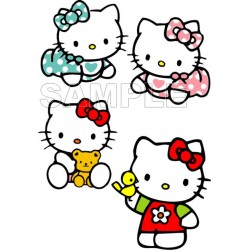 Hello Kitty  T Shirt Iron on Transfer  Decal  ~#2