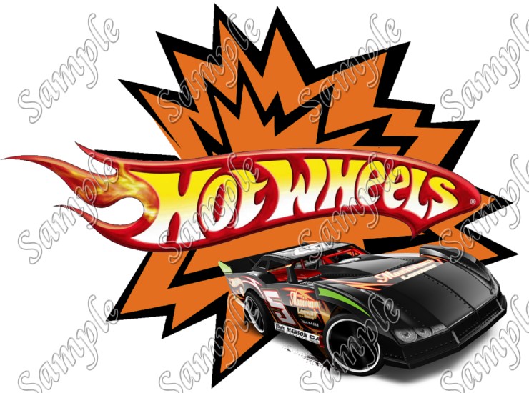 Hot Wheels Race Car T Shirt Iron on Transfer Decal ~#3