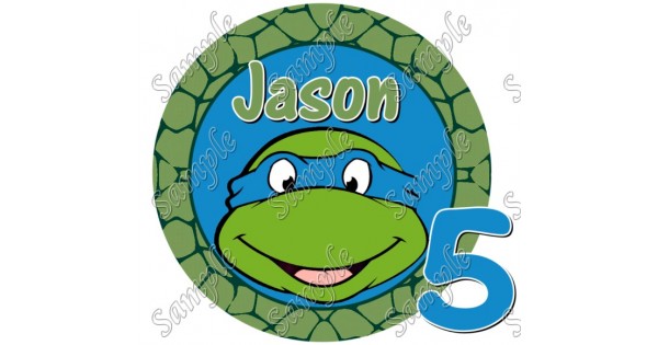 TEENAGE MUTANT NINJA TURTLES TMNT Birthday Personalized Custom T Shirt Iron  on Transfer Decal #2