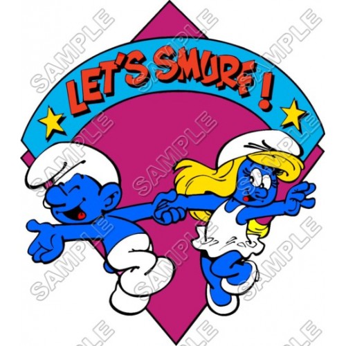  Let s Smurf  T Shirt Iron on Transfer Decal ~#25 by www.topironons.com