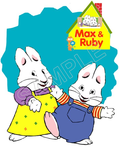 Max and Ruby T Shirt Iron on Transfer Decal ~#4