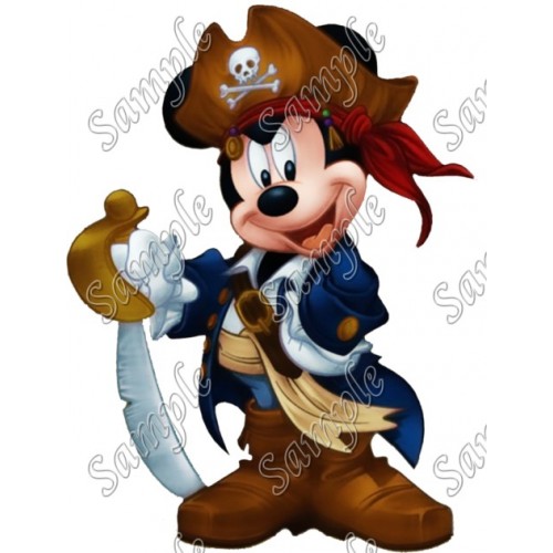  Mickey Mouse Pirate  T Shirt Iron on Transfer Decal ~#48 by www.topironons.com