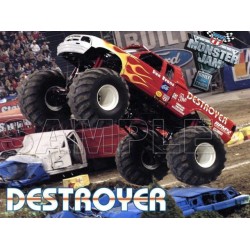 Monster Truck Destroyer T Shirt Iron on Transfer  Decal  ~#7