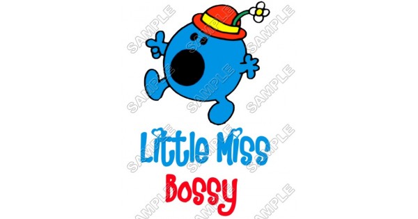 Mr Men and Little Miss Bossy T Shirt Iron on Transfer Decal ...