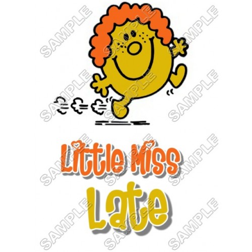  Mr Men and Little Miss Late T Shirt Iron on Transfer Decal ~#30 by www.topironons.com