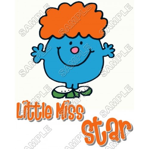  Mr Men and Little Miss Star T Shirt Iron on Transfer Decal ~#52 by www.topironons.com