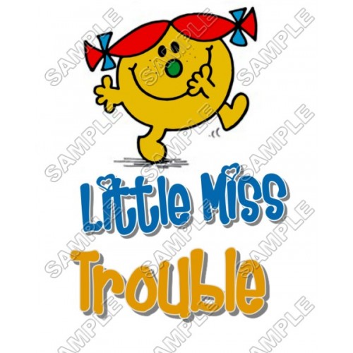  Mr Men and Little Miss Trouble  T Shirt Iron on Transfer Decal ~#45 by www.topironons.com