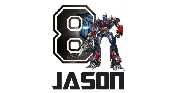 Optimus Prime Transformers Birthday Personalized Custom T Shirt