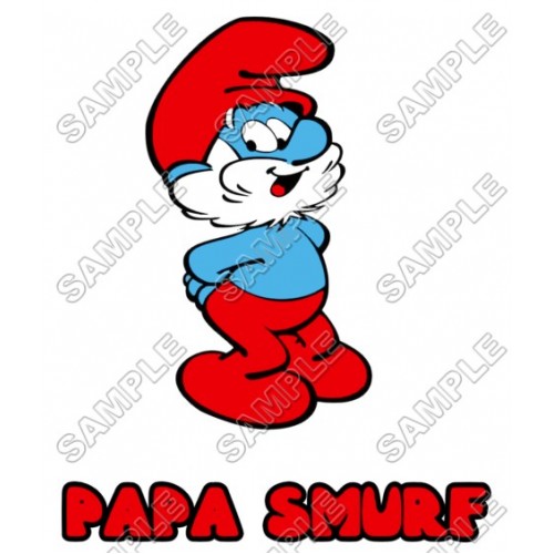  Papa Smurf  T Shirt Iron on Transfer Decal ~#8 by www.topironons.com