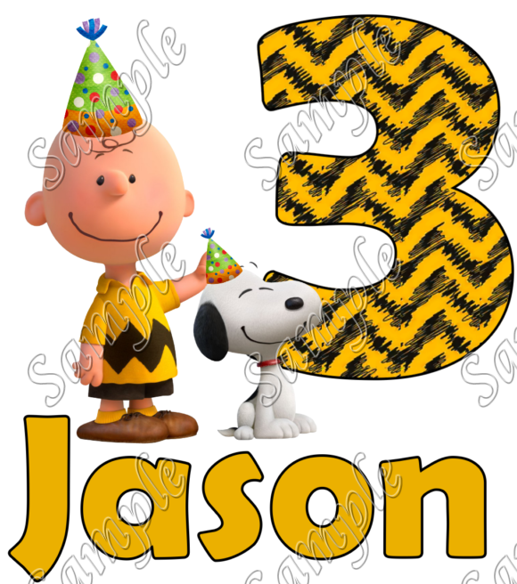 charlie brown birthday shirt