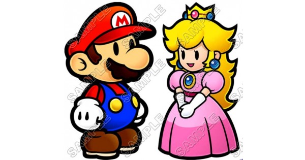 Princess Peach Super Mario T Shirt Iron On Transfer Decal 1209