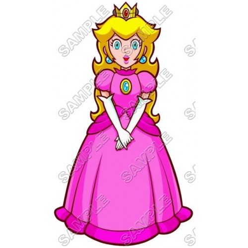  Princess Peach Super Mario T Shirt Iron on Transfer Decal ~#7 by www.topironons.com