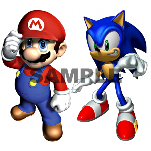  Sonic  and Mario  T Shirt Iron on Transfer Decal ~#22 by www.topironons.com