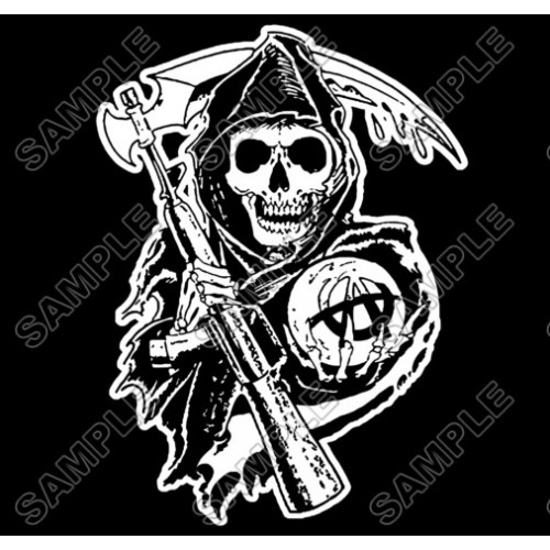  Sons of Anarchy  T Shirt Iron on Transfer Decal ~#3 by www.topironons.com