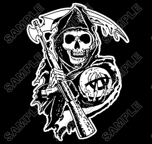 Sons of Anarchy T Shirt Iron on Transfer Decal ~#3