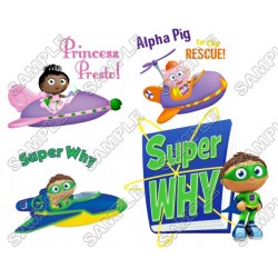 Super Why  T Shirt Iron on Transfer Decal ~#1