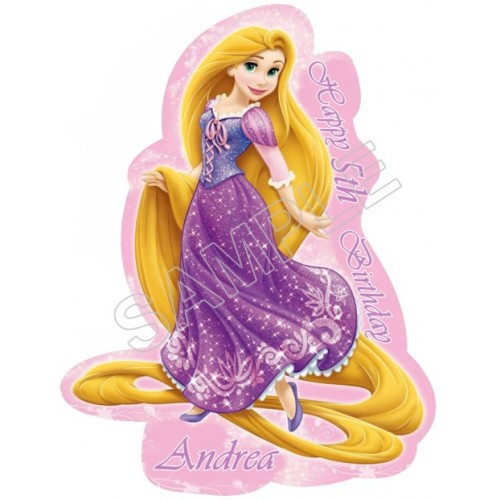  Tangled Rapunzel  Birthday  Personalized  Custom  T Shirt Iron on Transfer Decal ~#110 by www.topironons.com