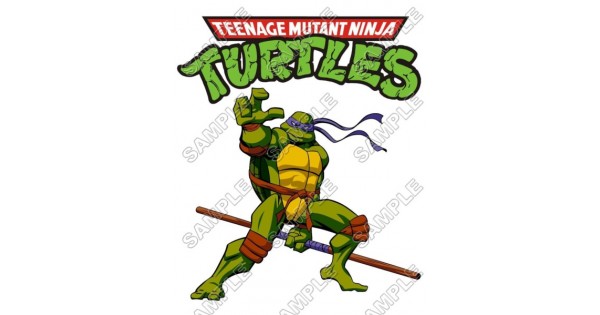 Teenage Mutant Ninja Turtles Birthday Boy Iron On T Shirt Fabric Transfers  - Teenage Mutant Ninja Turtle Birthday - Sticker
